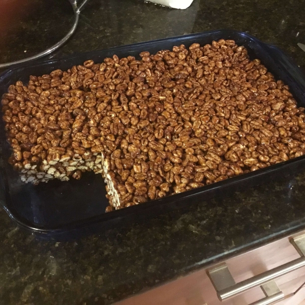 Cafe-Style Puffed Wheat Squares