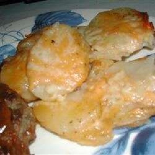 Cheesy Campfire Potatoes