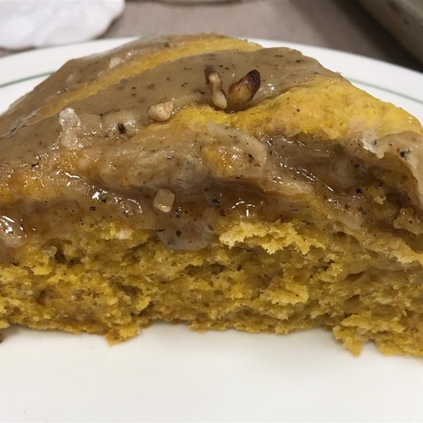 Pumpkin Scones with Brown Butter Glaze