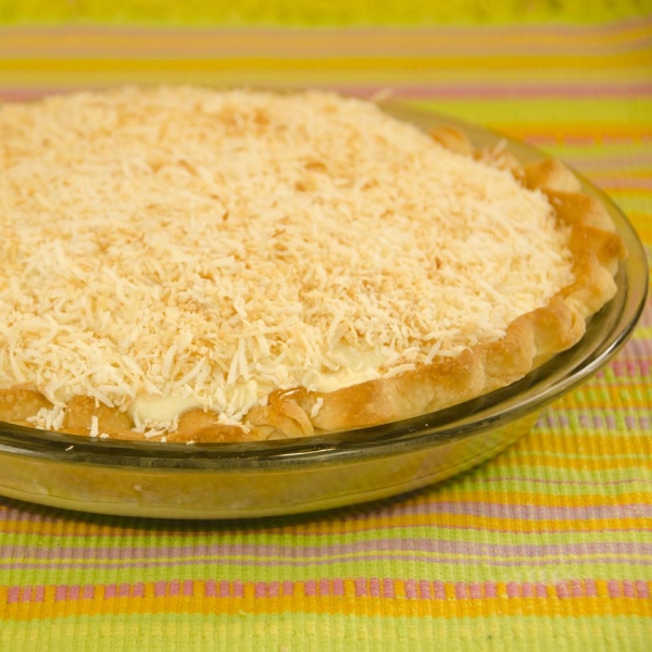 Toasted Coconut Cream Pie