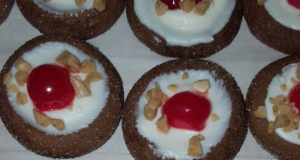 Santa's Chocolate Thumbprint Cookies