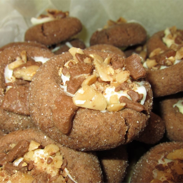 Santa's Chocolate Thumbprint Cookies