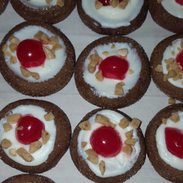 Santa's Chocolate Thumbprint Cookies