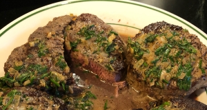 Oven-Seared Beef Tenderloin with Herb Pan Sauce
