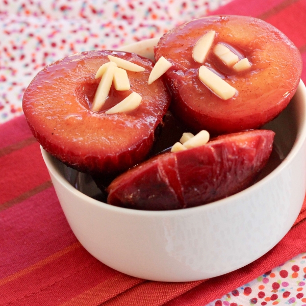 Spicy Oven-Roasted Plums