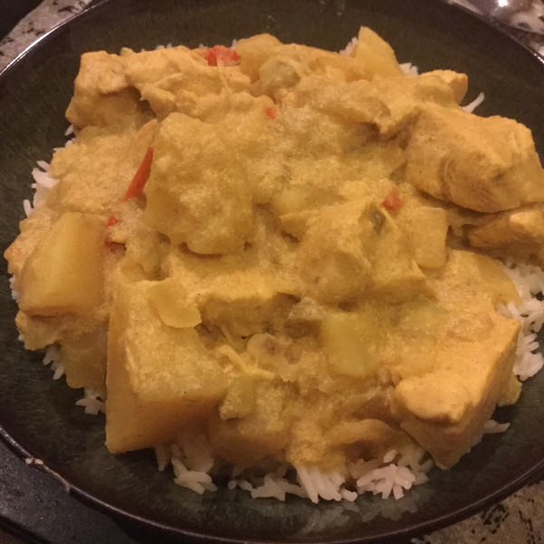 Coconut Chicken Curry Stew