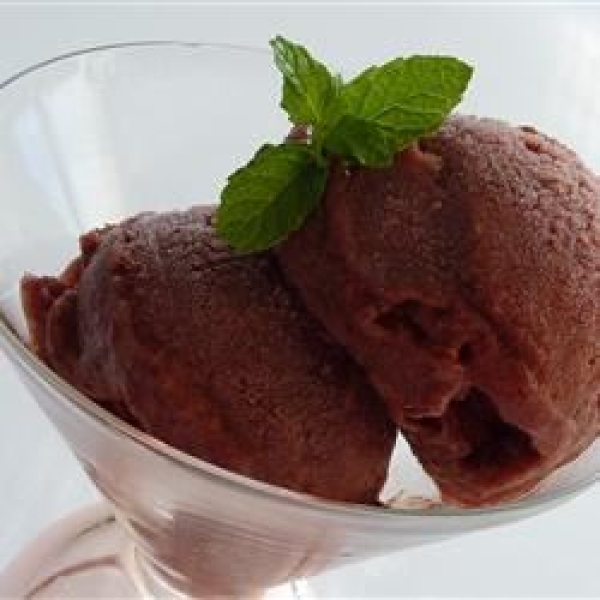 Sour Cherry Sorbet