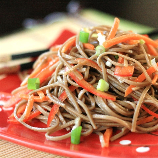 Cold Szechuan Noodles and Shredded Vegetables