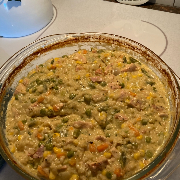 Brown Rice and Chicken Casserole