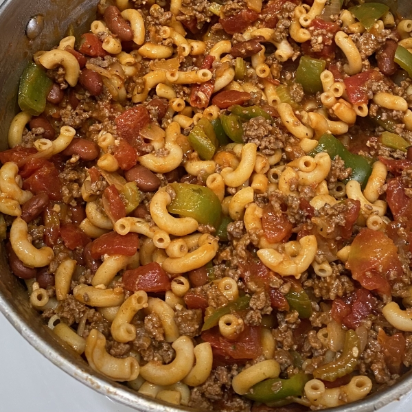 Gramma's Old Fashioned Chili Mac