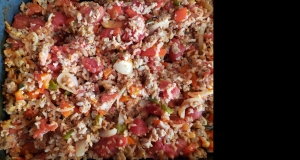 Spicy Sausage and Rice Casserole