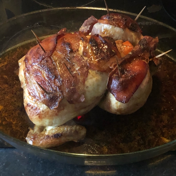 Bacon Roasted Chicken