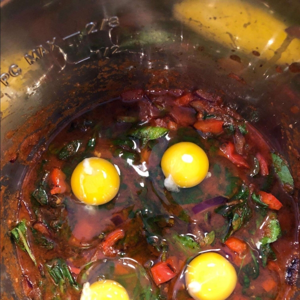 Instant Pot® Paleo and Keto Egg Shakshuka with Kale