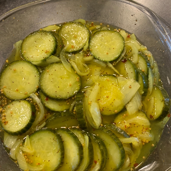 Microwave Bread and Butter Pickles