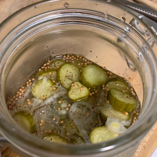 Microwave Bread and Butter Pickles