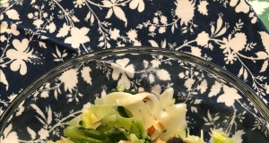 Cabbage and Broccoli Slaw with Vinegar Dressing
