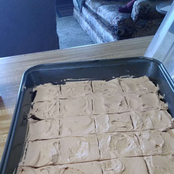 Mocha Brownies with Coffee Frosting