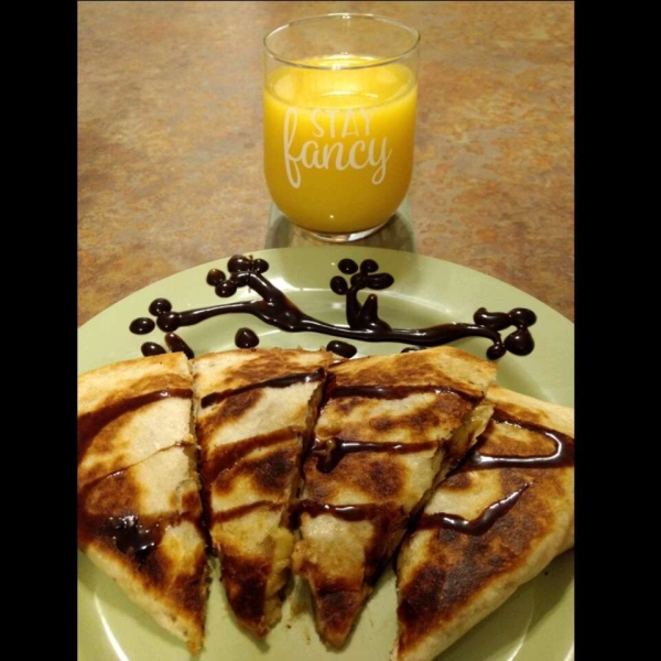 Peanut Butter Banana Quesadilla