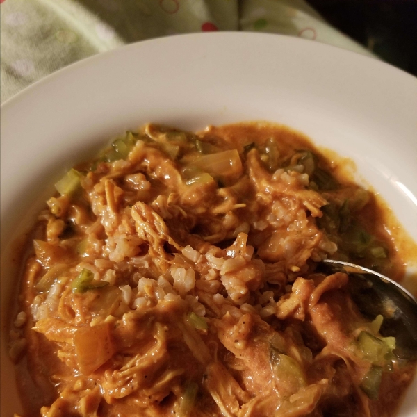 Slow Cooker Shredded Chicken in Yogurt Sauce