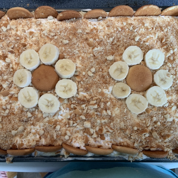 Banana Pudding Poke Cake