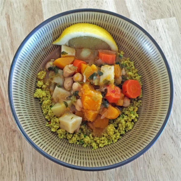Moroccan Vegetable Stew with Couscous