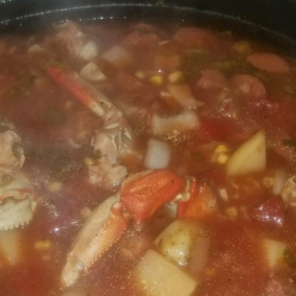 Spicy Sausage Soup with Cilantro