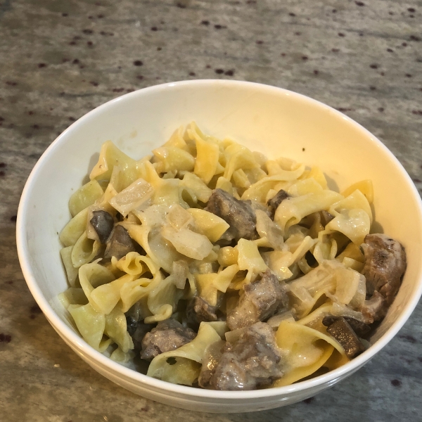 Grandma's Beef Stroganoff