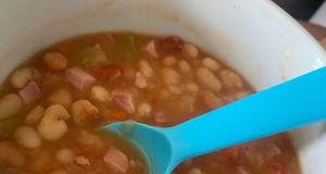 Instant Pot® Double Bean and Ham Soup