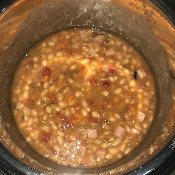 Instant Pot® Double Bean and Ham Soup