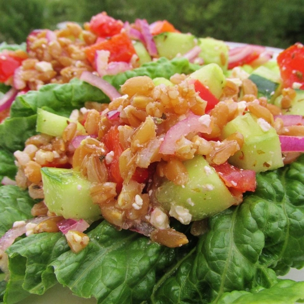 Greek Farro Salad