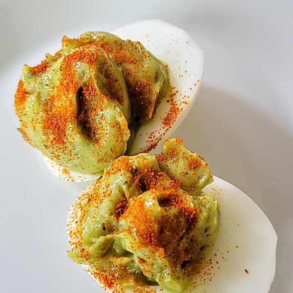 Guacamole Deviled Eggs