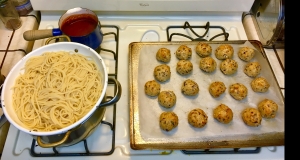 Feta and Olive Meatballs