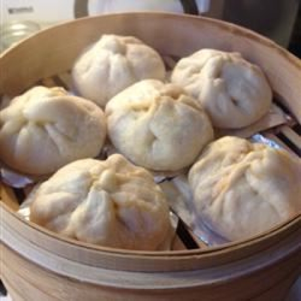 Chinese Steamed Buns with Meat Filling