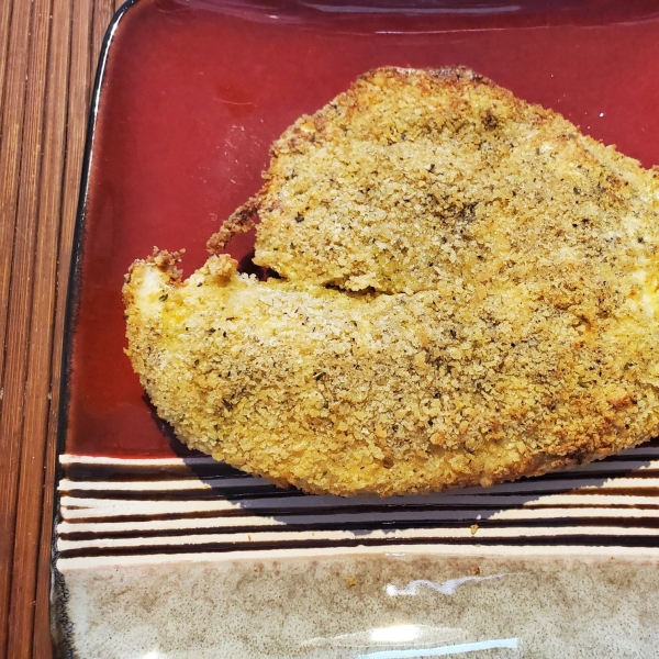 Air Fryer Tilapia Milanese for Two