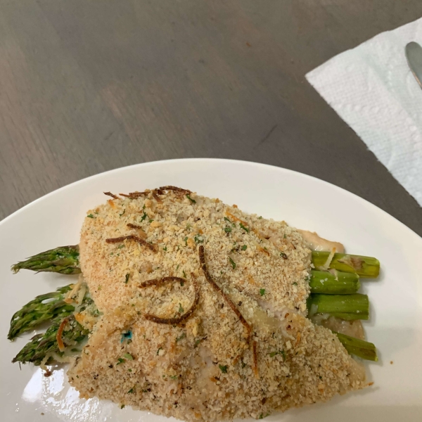 Asparagus and Mozzarella Stuffed Chicken Breasts