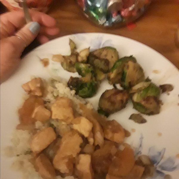 Apricot Chicken with Balsamic Vinegar