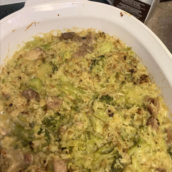 Pork, Broccoli and Rice Casserole