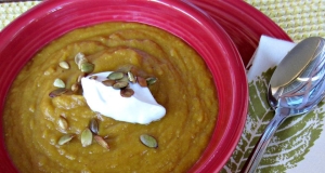 Pumpkin and Split Pea Soup