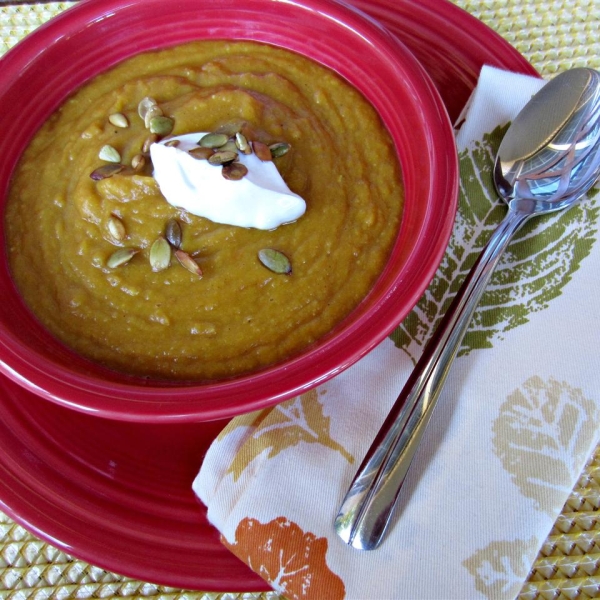 Pumpkin and Split Pea Soup