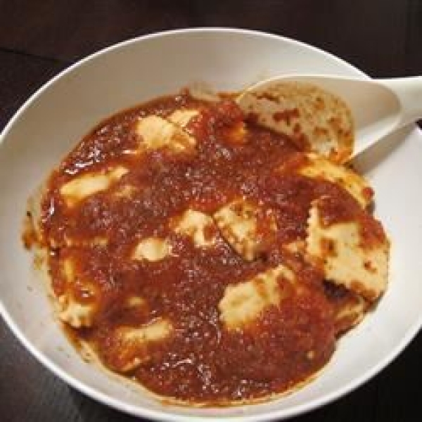 Sausage and Ricotta Ravioli with Pesto Sauce