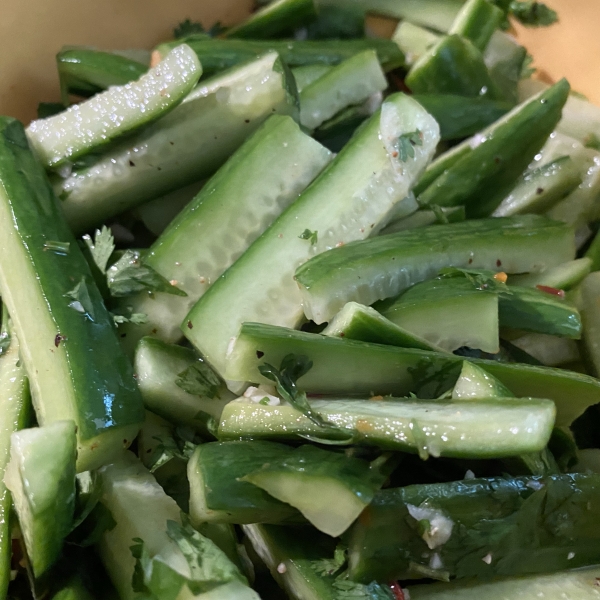 Cilantro Lime Cucumber Salad