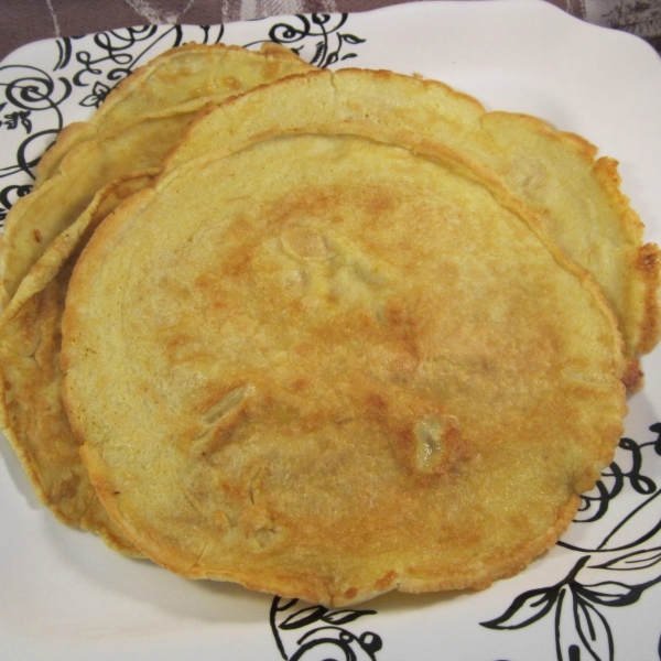 Flourless Crepe Tortillas