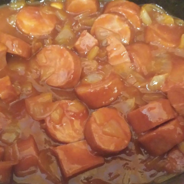 Slow Cooker Sweet and Sour Kielbasa