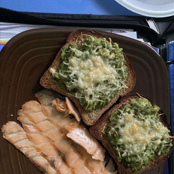 Avocado Toast with Grilled Cheese