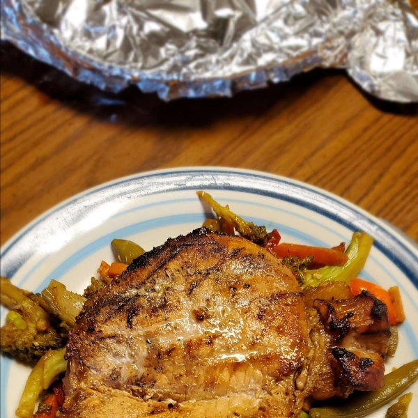 Grilled Pork Loin Chops