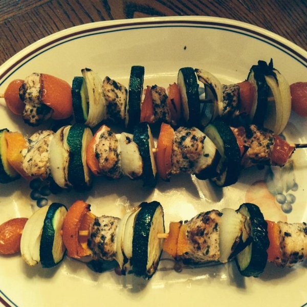 Chicken Kabobs Mexicana