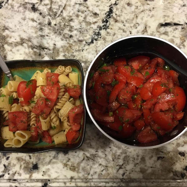 Light Southwestern Tomato Pasta