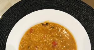 Turkish Red Lentil Soup with Mint