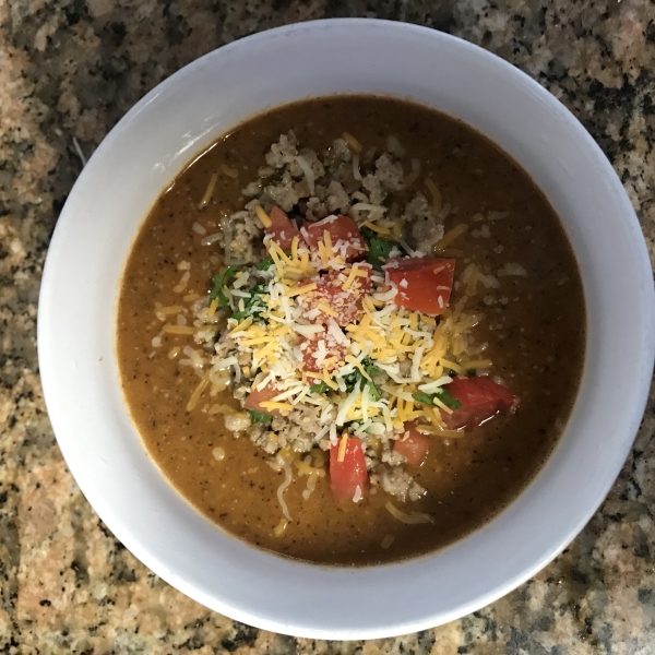 Turkish Red Lentil Soup with Mint