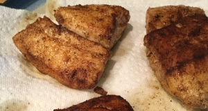 Pan-Fried Blackened Red Snapper